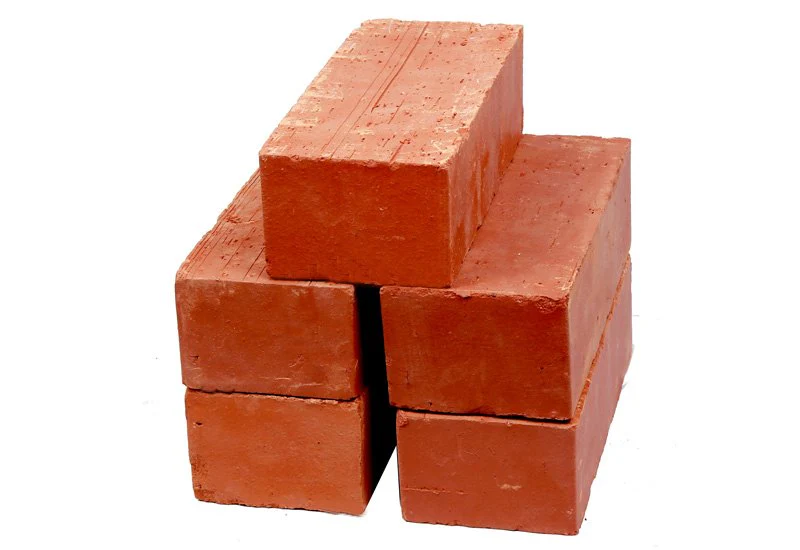 Red bricks on site